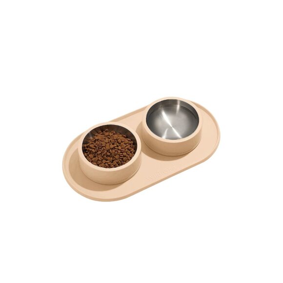 Wild One Small Placemat in Tan Pet Dog Cat Plate - Picture 1 of 7